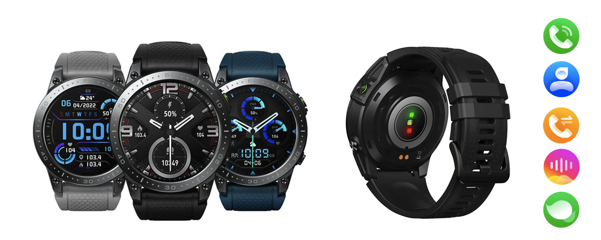 Smartwatch Zeblaze Ares 3 Pro - czarny